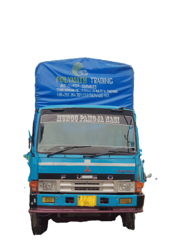 polymath trading and courier services trucks